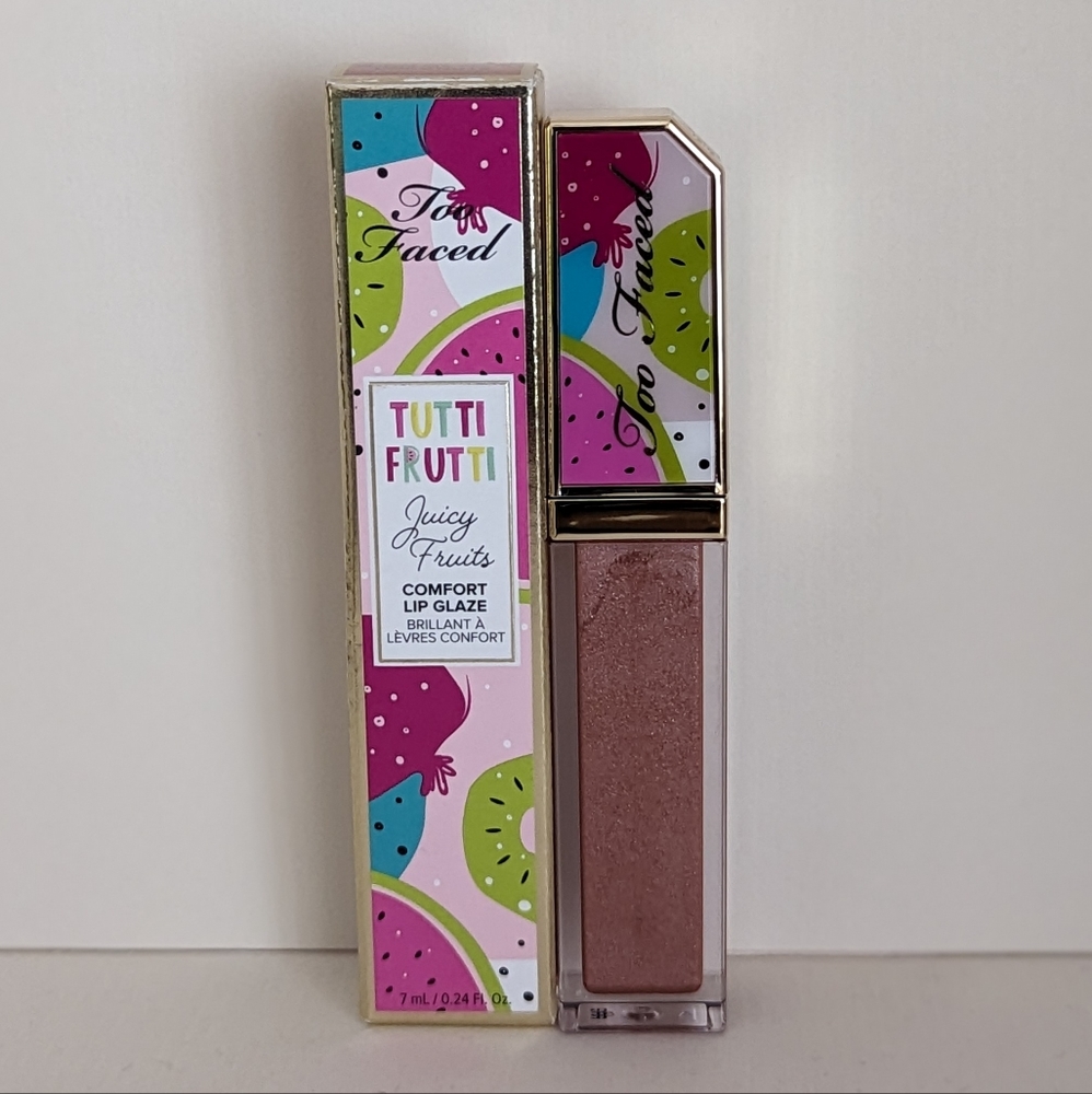 Too Faced Tutti Frutti Juicy Fruits Comfort Lip Glaze - Show Me Your Coconuts